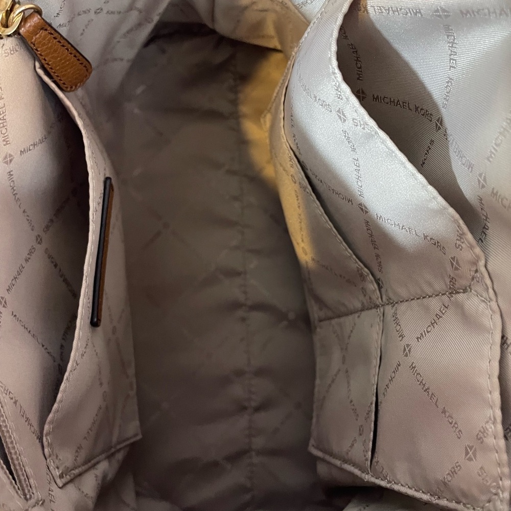 Michael Kors Tan Leather Satchel - Picture 7 of 13